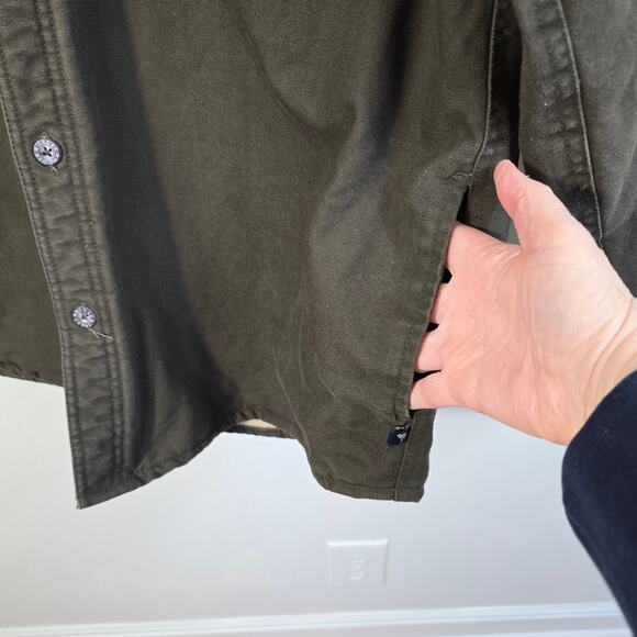 Moose Creek Shacket Men's XL Brown Canvas Fleece Lined Workwear Utility Heavy - Picture 4 of 11